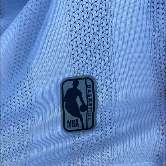 Mens NBA White Short Sleeve Basketball Jersey Size M - Picture 5 of 5